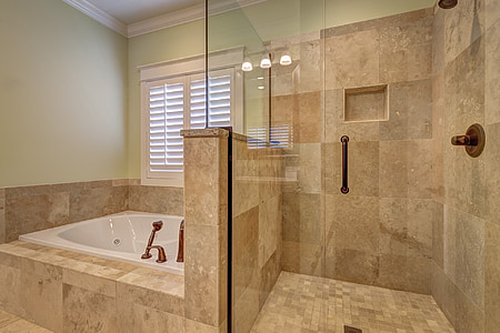 brown and gray bathroom thumbnail