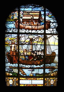multicolored religious window decor thumbnail