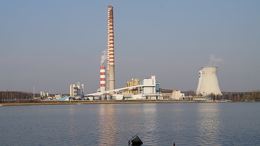 white and gray power plant thumbnail