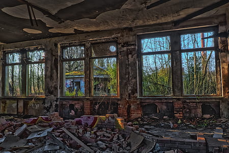 wrecked room wallpaper thumbnail
