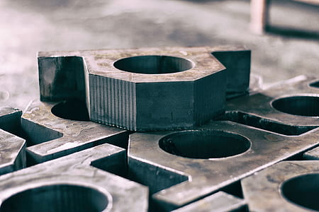 close-up photo of gray metal equipment thumbnail