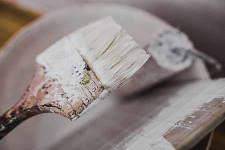 Thread in a jar and a paintbrush thumbnail