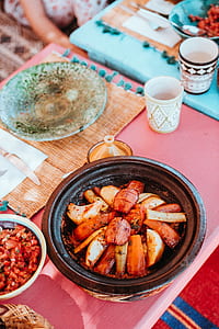 cooked potato with egg on pot near cups thumbnail