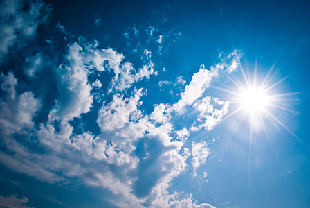 person showing blue sky during daytime thumbnail