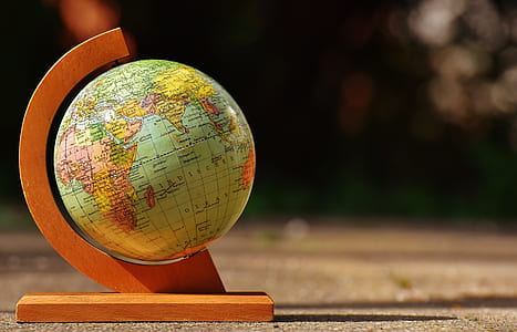 brown and green desk globe thumbnail