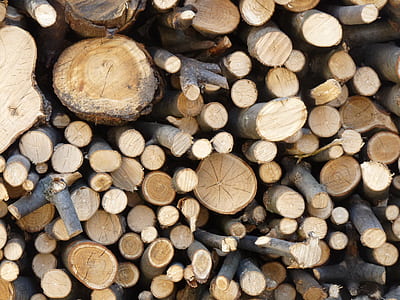 brown firewood pile thumbnail