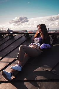 woman lying on roof thumbnail