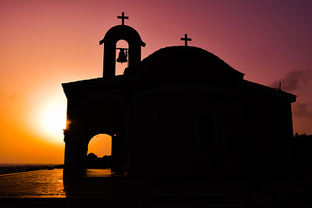 silhouette of church thumbnail