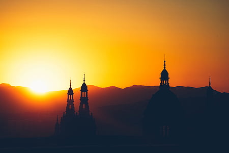 silhouette of temples and mountain thumbnail