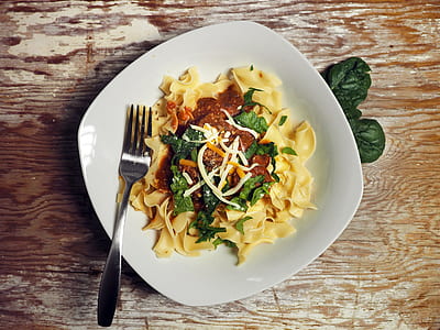 pasta dish with red sauce thumbnail