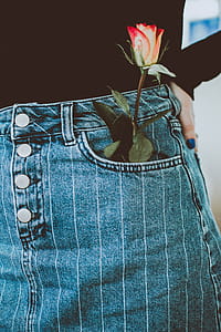 Rose In Woman's Pocket thumbnail