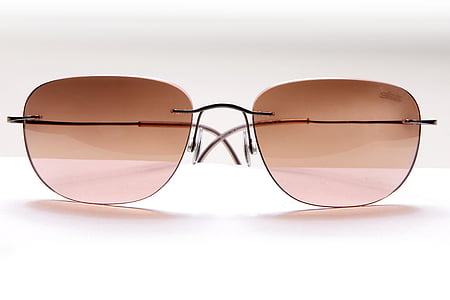gray framed aviator-style sunglasse s thumbnail
