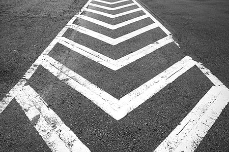close-up of white and gray concrete road thumbnail