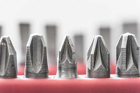 Set of Crosshead Screwdriver Extension Heads/Bits thumbnail