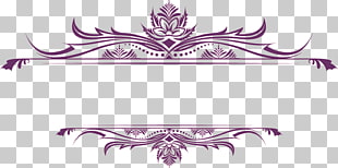 Stock illustration Interior Design Services Illustration, Wedding, two purple ornate frame s with blue background PNG clipart