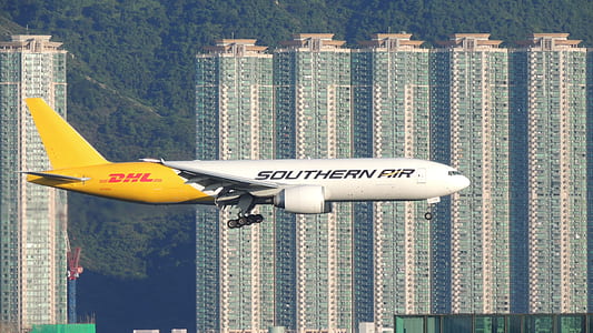 soaring DHL Southern Air airliner thumbnail
