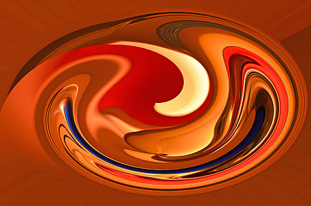 red and white abstract painting thumbnail