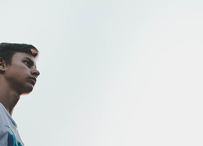 men standing wearing gray shirt thumbnail