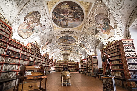 library full of books thumbnail