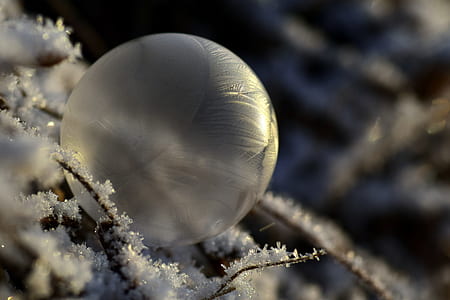 shallow focus photography of clear plastic ball thumbnail