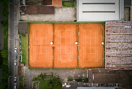 aerial view of tennis courts thumbnail