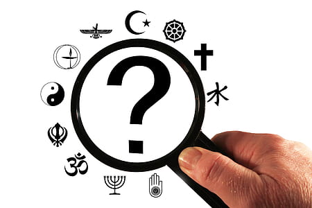 person holding black magnifying glass with logos thumbnail