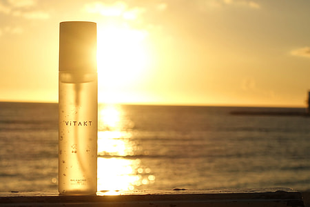 Vitakt bottle on white wooden thumbnail