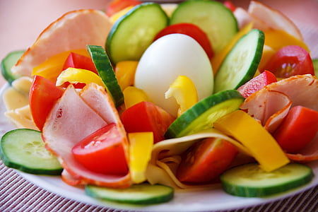 vegetable salad with egg thumbnail