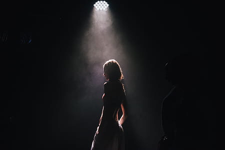 woman standing with white light photography thumbnail