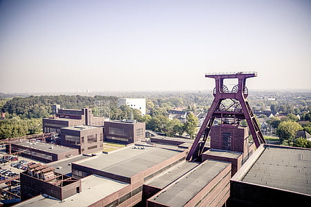 gray metal stand on rooftop thumbnail