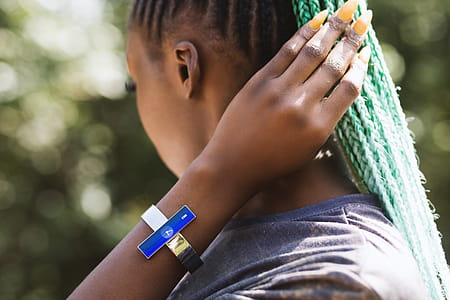 Woman Holding Hair thumbnail