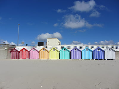 assorted-color wooden shacks thumbnail