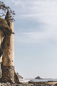 gray castle near sea thumbnail