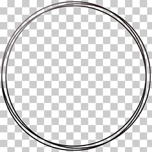Circle Area Angle Point Black and white, Round frame, round black illustration PNG clipart