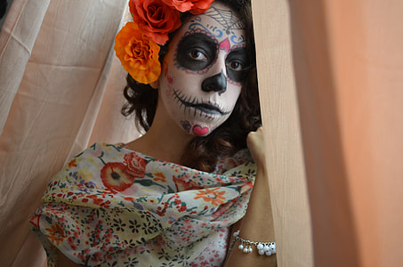 calavera face paint thumbnail