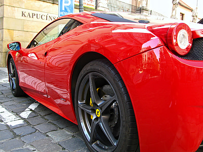 red Ferrari 358 italia thumbnail