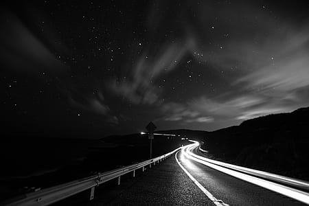 timelapse photography of cars on bridge thumbnail