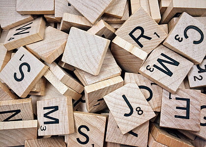 macro photo of brown wooden scrabble tile lot thumbnail