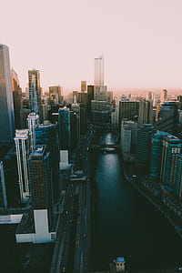 aerial photography of city buildings thumbnail