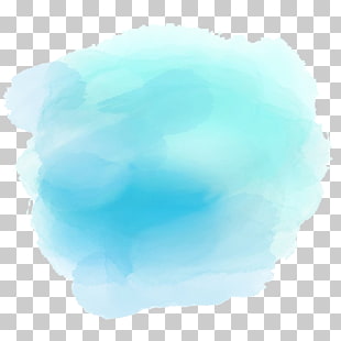 Blue Watercolor painting Idea , Watercolour Transparent Background, white and teal illustration PNG clipart