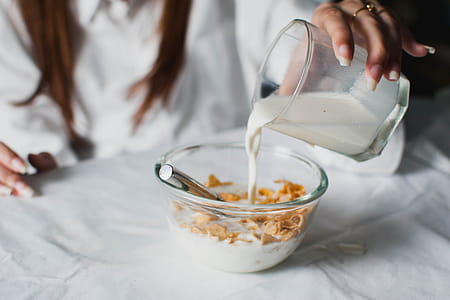Woman with Breakfast Cereal thumbnail