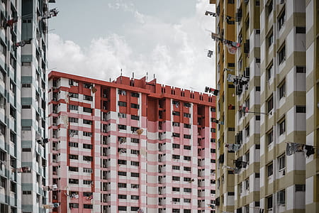 low-angle photo of three high-rise buildings thumbnail