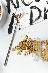 Clear Glass Jar and Granola thumbnail
