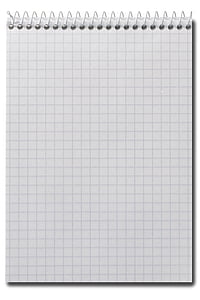photo of spiral graphing pad thumbnail