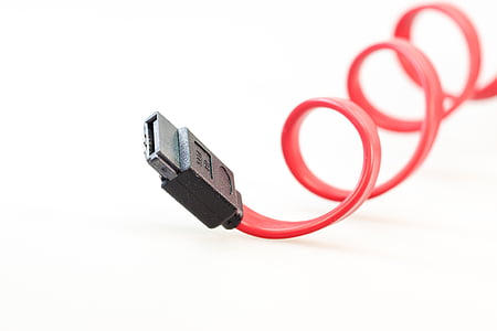 red and black USB cable thumbnail