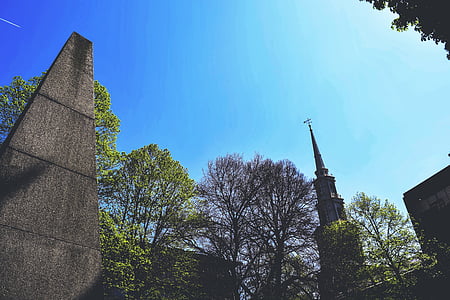 law angle photography of concrete tower thumbnail
