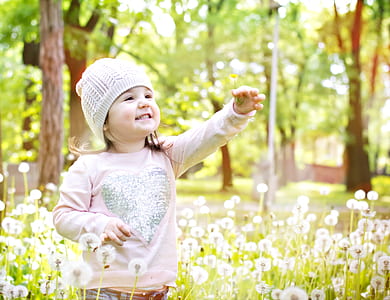 girl wearing pink sweatshirt thumbnail