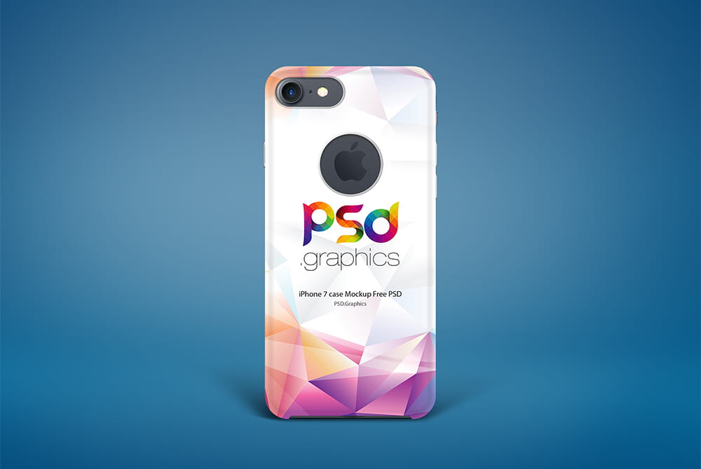 iPhone 7 Case Mockup Free PSD psd file