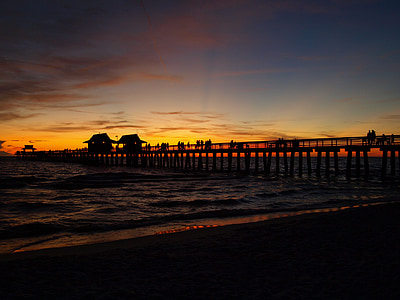 sea dock at golden hour thumbnail