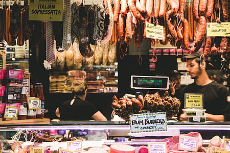 bologna sausages hanging thumbnail